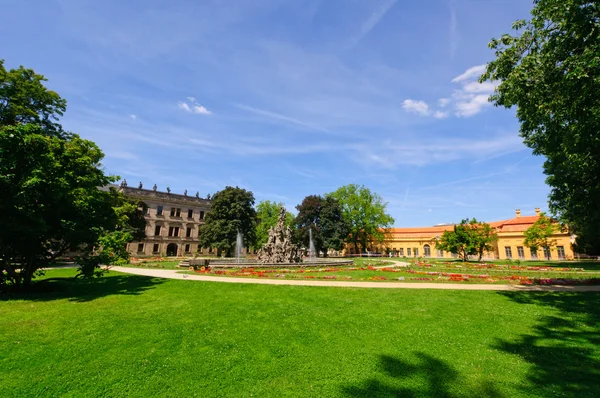 Schlossgarten en été à Erlangen, Allemagne — Photo