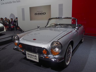 Tokyo, Japonya - 23 Kasım 2013: honda motor standında