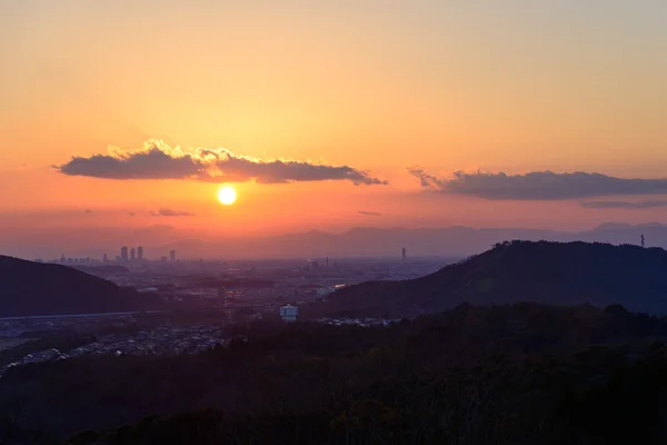 The City of Nagoya at dusk — Stock Photo, Image