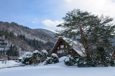 shirakawa-go kışın tarihi Köyü