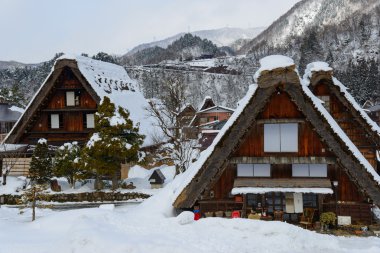 shirakawa-go kışın tarihi Köyü