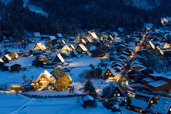 shirakawa-go kışın tarihi Köyü