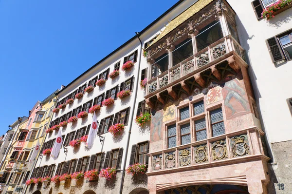 Goldenes dachl v Innsbrucku, Rakousko — Stock fotografie