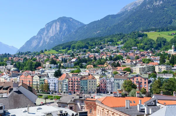 Cityscape Avusturya'da Innsbruck Stok Resim