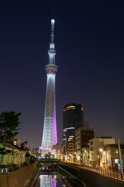 Tokyo Sky Tree at dusk — Stock Photo, Image