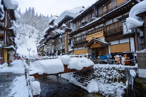 ginzan-kış onsen tarihi bölgesi
