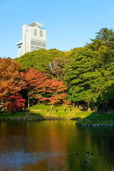 Jardim Koishikawa Korakuen no outono em Tóquio — Fotografia de Stock