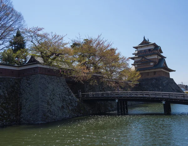 Castelo de Takashima em Suwa, Nagano, Japão — Fotografia de Stock