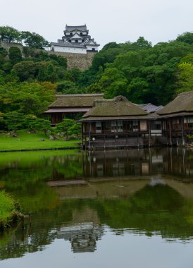 Hikone kale içinde shiga, japan