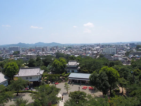 Αστικό τοπίο της inuyama πόλης σε aichi, Ιαπωνία — Φωτογραφία Αρχείου