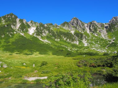 senjojiki cirque nagano içinde mount kisokoma Japonya