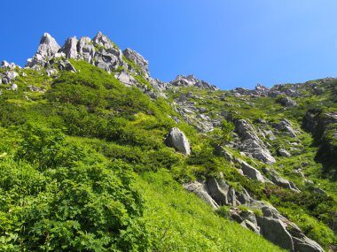 senjojiki cirque nagano içinde mount kisokoma Japonya