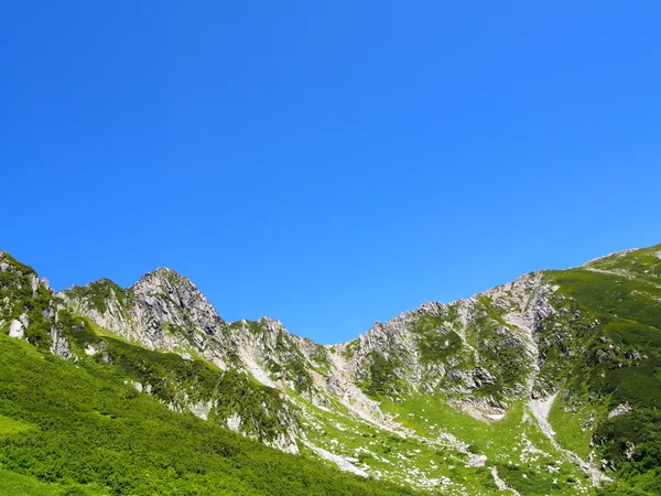 Patrzę na górze kisokoma w nagano, Japonia — Zdjęcie stockowe