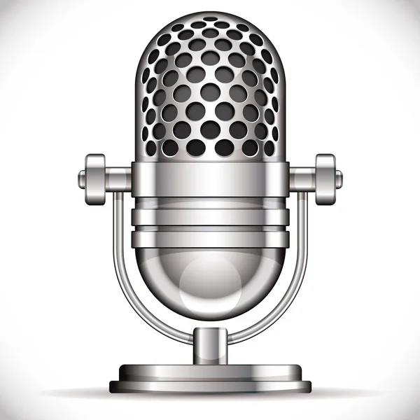 Retro Mikrofon.