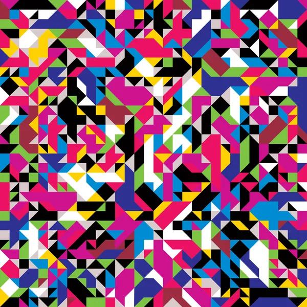 renkli unsurlar ile kesintisiz geometrik desen.