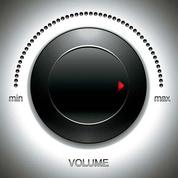 büyük siyah ses ayarı.