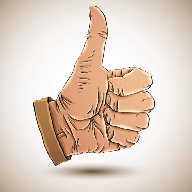 el simgesi gibi yukarı başparmak.