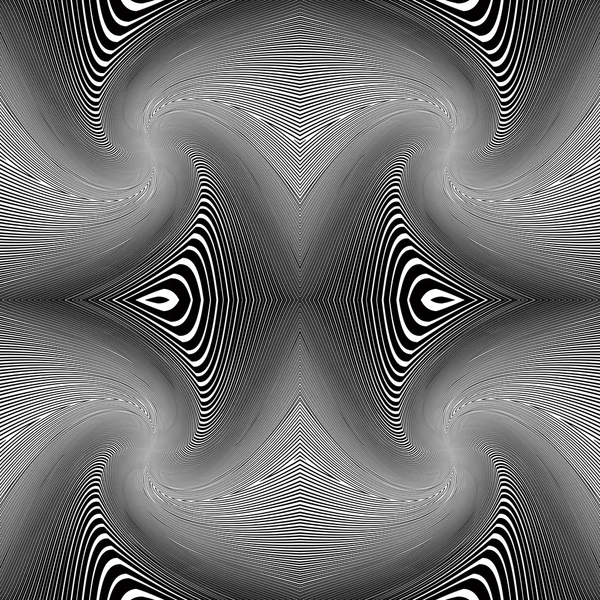 Lignes tourbillonnantes abstraites fond vectoriel . — Image vectorielle