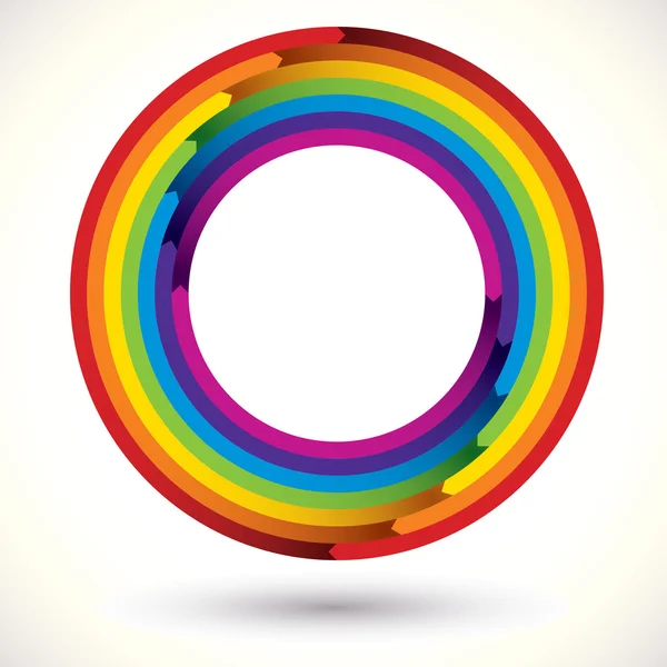 Rainbow-ikonen. — Stock vektor