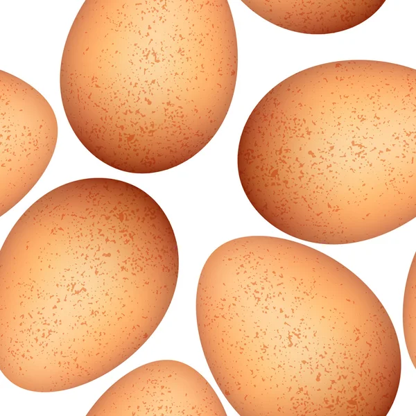 卵のシームレスなパターン. — ストックベクタ