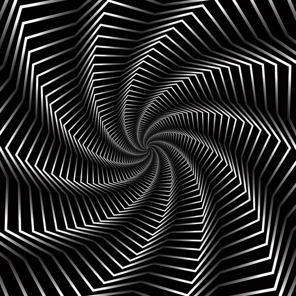 Spiral effect background illustration. — Stock Vector
