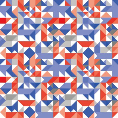parlak seamless modeli ile geometrik figürler, renkli mozaik