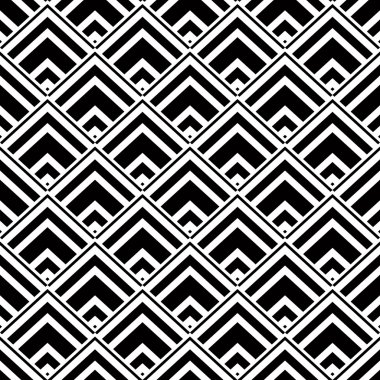 basit bir siyah ve beyaz çizgili ve kesintisiz geometrik arka plan