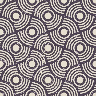 Retro geometrik sorunsuz arka plan vintage vektör devamlı esen