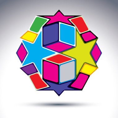 zengin 3d soyut resim geometrik öğeleri - sta inşa