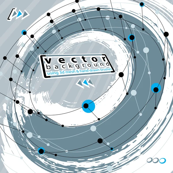 Grunge y fondo técnico, fbstract vector especial illustr — Vector de stock