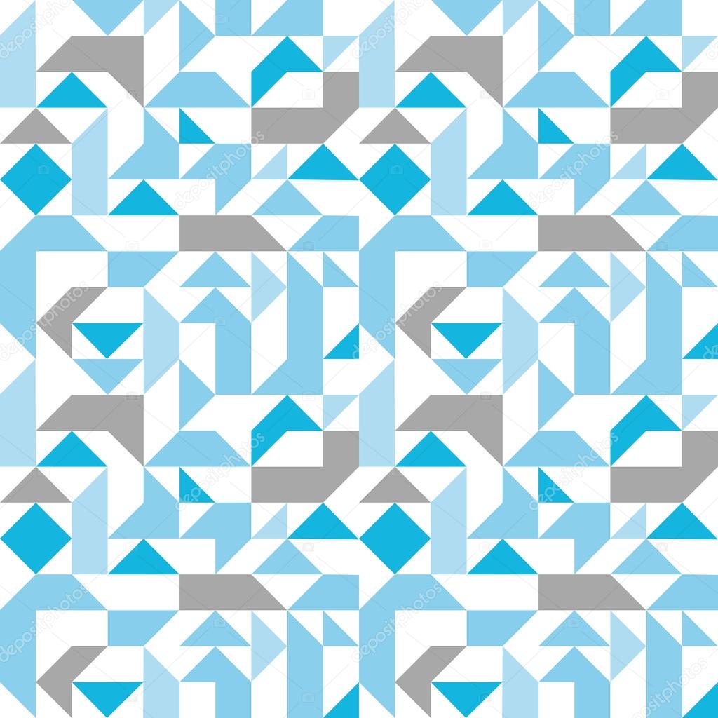 Pastel seamless pattern with geometric figures, infinite neutral