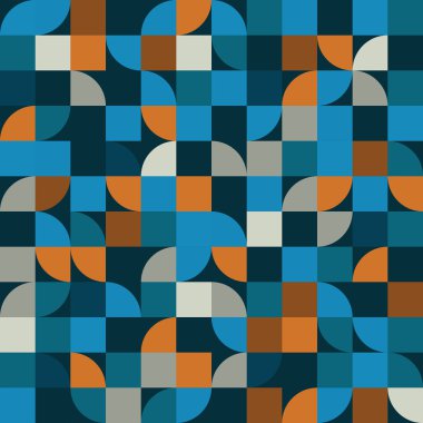 parlak geometrik vektör arka plan, murabba soyut sorunsuz pa