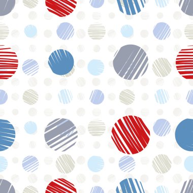 Kroki noktalar seamless modeli.