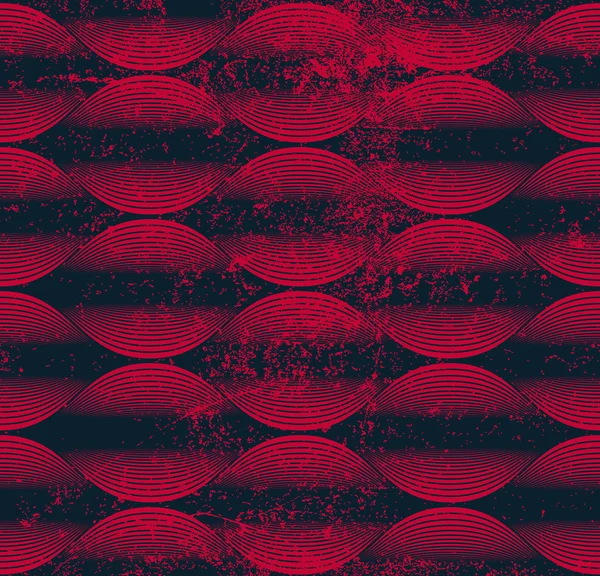 Patrón de líneas de onda sin costura, fondo geométrico abstracto, vect — Archivo Imágenes Vectoriales