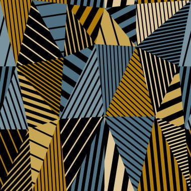 geometrik çizgili seamless modeli.