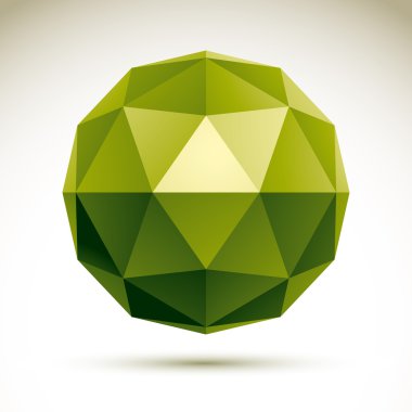 Vector 3B nesne, tasarım öğe şablonunda technolog soyut