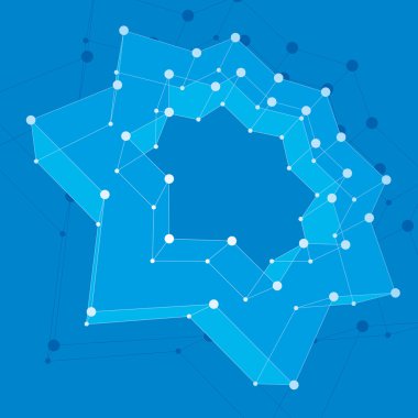 Soyut vektör arkaplanı, 8 'i temizle.