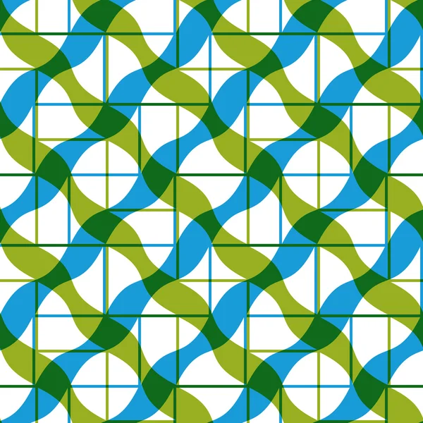 Geometrické dlaždice bezešvé pattern, vektorové pozadí. — Stockový vektor