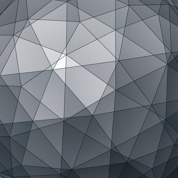 Abstract 3D vector graphic backdrop, modern geometric decorative