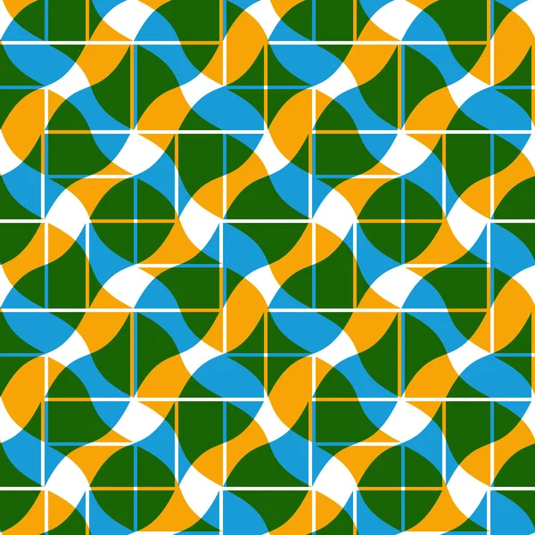 Mozaika vzor bezešvé ornament, vektorové pozadí. — Stockový vektor