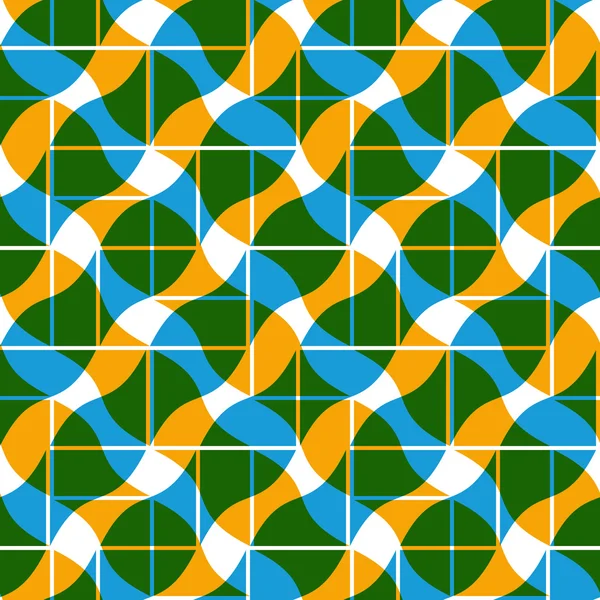 Motif d'ornement mosaïque sans couture, fond vectoriel . — Image vectorielle