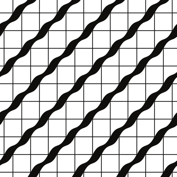 Carreaux rétro motif sans couture, fond vectoriel. — Image vectorielle