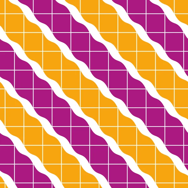 Azulejos geométricos patrón sin costura, vector de fondo . — Vector de stock