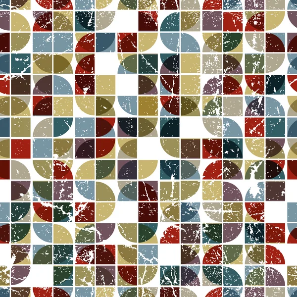 向量几何纺织抽象无缝模式，发现磨损 — 图库矢量图片