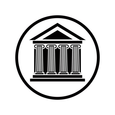 Banka vektörel simgesi.