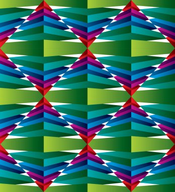 3B yüzey soyut seamless modeli, geometrik vektör adam