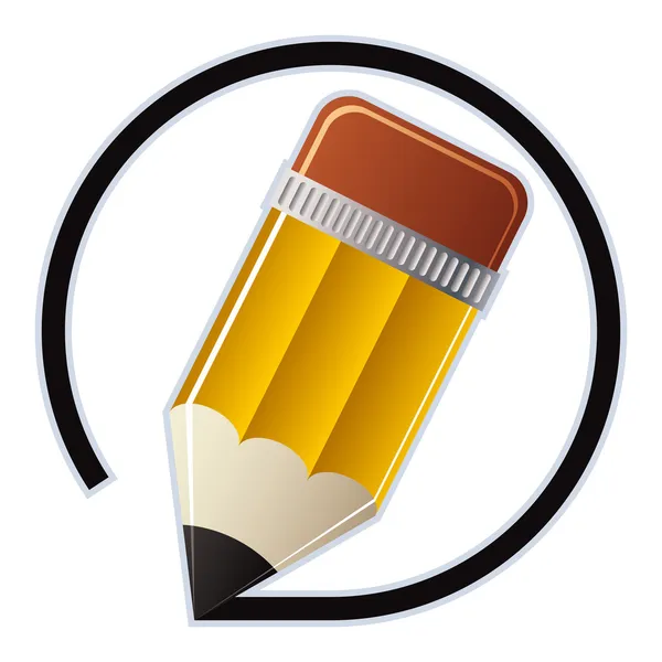 Edit pencil vector icon. — Stock Vector