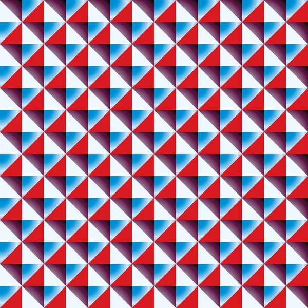 Azulejos cuadrados simplistas ópticos patrón sin costura, backgro vector — Vector de stock