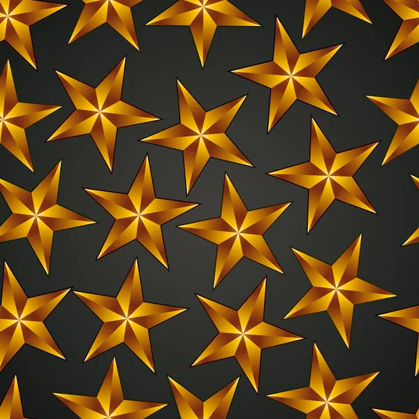 Stars seamless background, vector. — Stock Vector