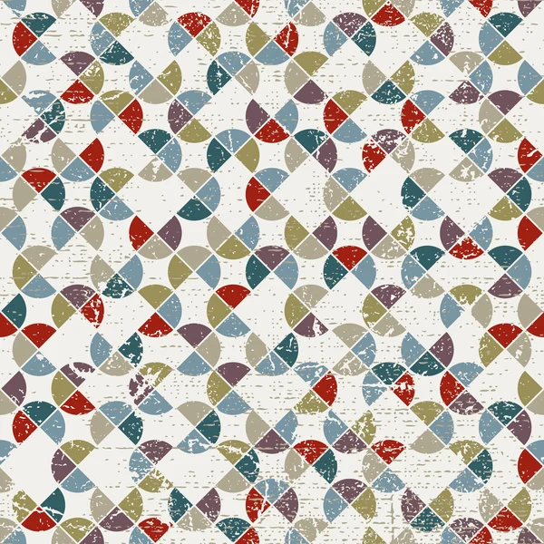 Fondo sin costura mosaico abstracto, vector geométrico sin costura p — Archivo Imágenes Vectoriales